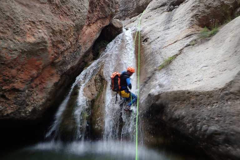 barranco Sant Pere de les Maleses, barranquismo en el Pallars Jussà