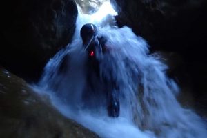 zona oscura en el barranco