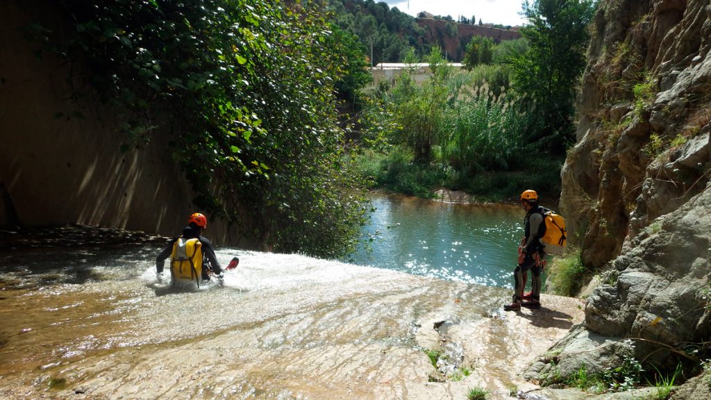 iniciación al barranquismo barcelona estrechos de castellar del vallès